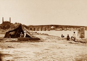 Pont de pierre, Lucknow - Felice Beato